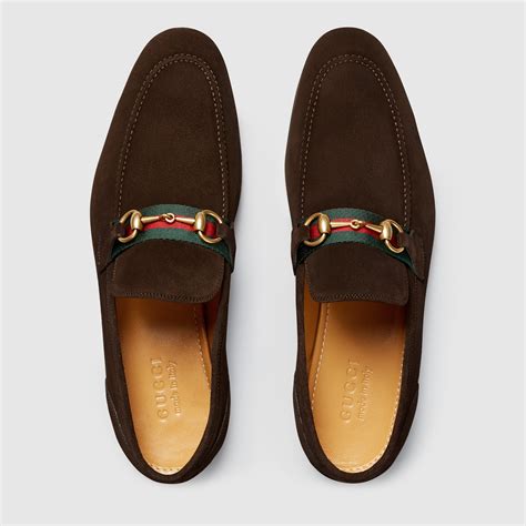 gucci leather loafers mens|gucci moccasins suede men's loafers.